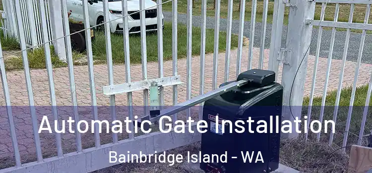 Automatic Gate Installation Bainbridge Island - WA
