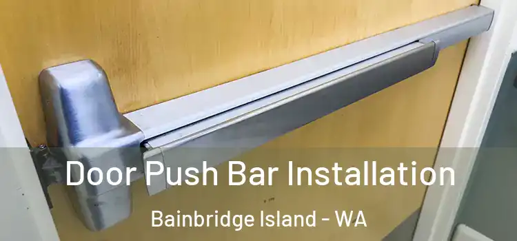  Door Push Bar Installation Bainbridge Island - WA