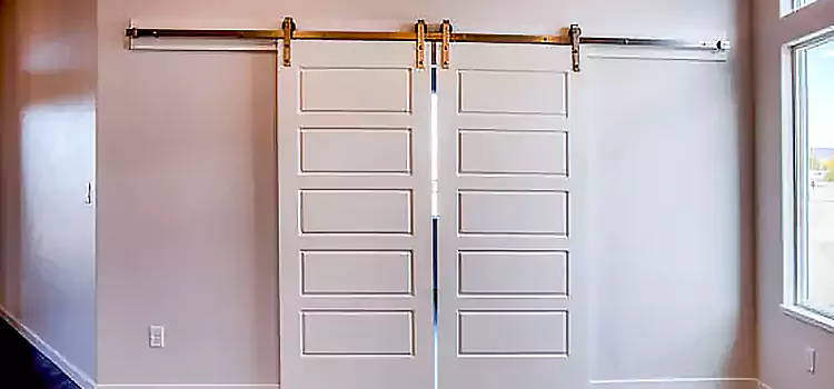 Glass Barn Door with Installation Hardware Kit Bainbridge Island
