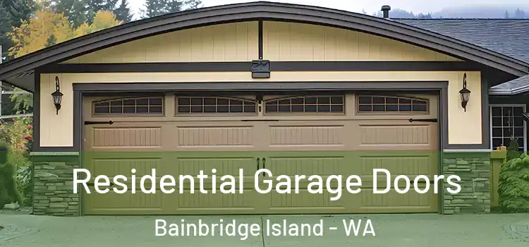  Residential Garage Doors Bainbridge Island - WA