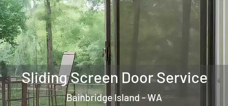 Sliding Screen Door Service Bainbridge Island - WA